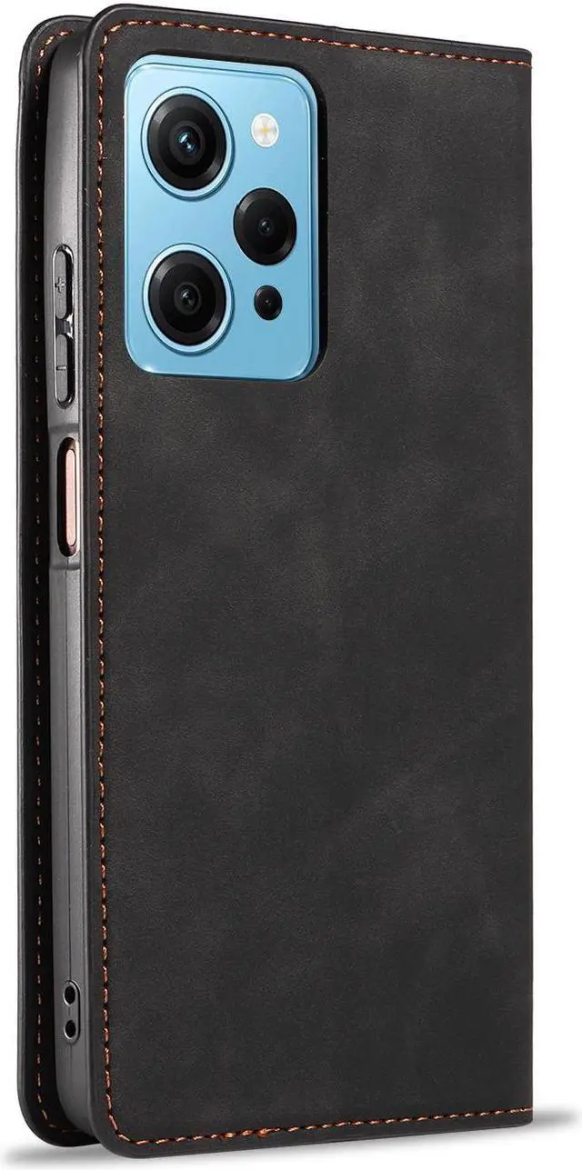 Alt view image 2 of 7 - BONAEVER Case for Xiaomi Redmi Note 12 4G (Not fit 5G) Premium PU Leather Phone Cover with Card Holder Stand, Shockproof Flip Wallet Cover