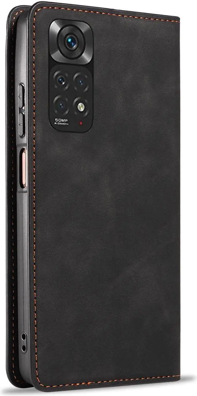 Alt view image 2 of 7 - BONAEVER Case for Xiaomi Redmi Note 12 Pro 4G / Redmi Note 11 Pro 4G / Note 11 Pro 5G / Redmi Note 11E Pro Premium PU Leather Phone Cover with Card Holder Stand, Shockproof Flip Wallet Cover