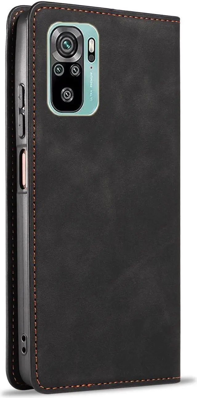 Alt view image 4 of 7 - BONAEVER Case for Xiaomi Poco X3 GT / Redmi Note 10 Pro 5G (Not fits 4G) Premium PU Leather Phone Cover with Card Holder Stand, Shockproof Flip Wallet Cover
