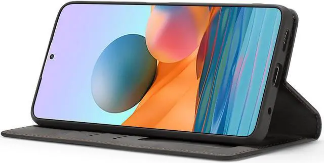 Alt view image 5 of 7 - BONAEVER Case for Xiaomi Redmi Note 10 5G / Redmi Note 10T 5G / Poco M3 Pro 5G / Poco M3 Pro Premium PU Leather Phone Cover with Card Holder Stand, Shockproof Flip Wallet Cover