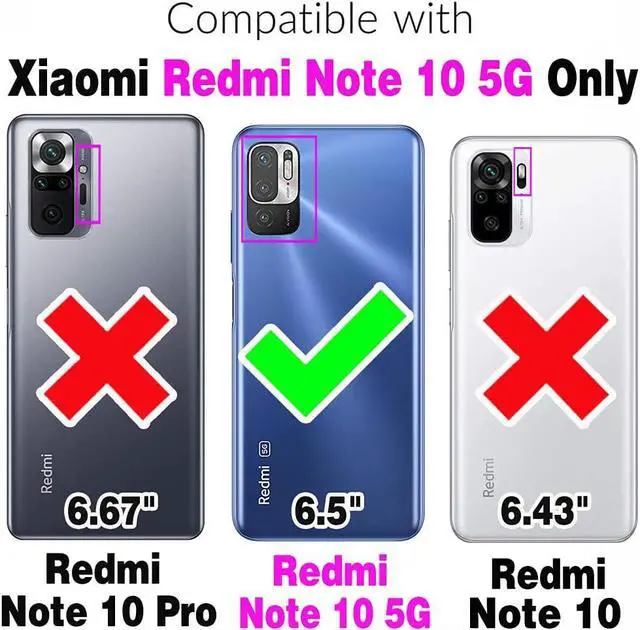 Alt view image 2 of 7 - BONAEVER Case for Xiaomi Redmi Note 10 5G / Redmi Note 10T 5G / Poco M3 Pro 5G / Poco M3 Pro Premium PU Leather Phone Cover with Card Holder Stand, Shockproof Flip Wallet Cover