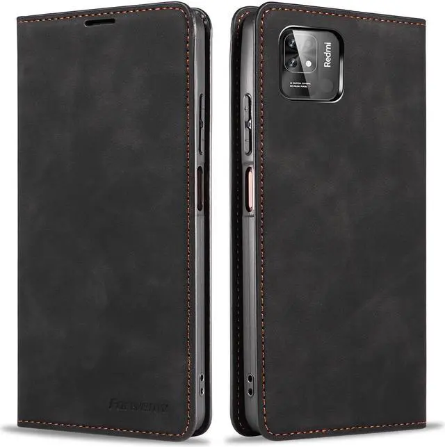 Main image of BONAEVER Case for Xiaomi Redmi 10C 6.71 inch Premium PU Leather Phone Cover with Card Holder Stand, Shockproof Flip Wallet Cover