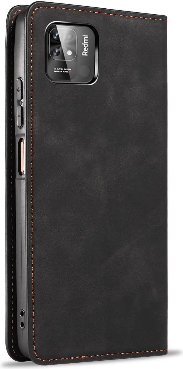 Alt view image 5 of 7 - BONAEVER Case for Xiaomi Redmi 10C 6.71 inch Premium PU Leather Phone Cover with Card Holder Stand, Shockproof Flip Wallet Cover