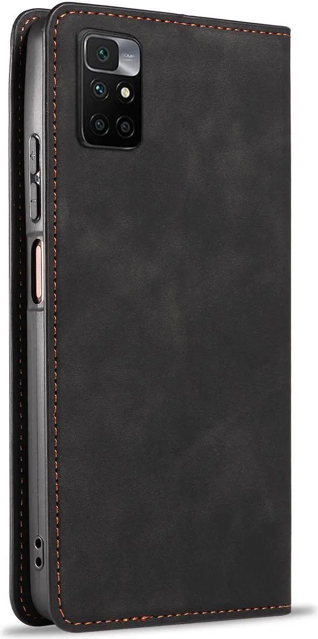 Alt view image 2 of 7 - BONAEVER Case for Xiaomi Redmi 10 2022 / Redmi 10 2021 / Redmi 10 Prime Premium PU Leather Phone Cover with Card Holder Stand, Shockproof Flip Wallet Cover