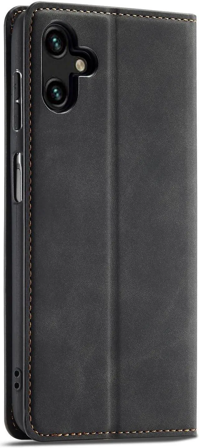 Alt view image 2 of 7 - BONAEVER Case for Samsung Galaxy A05 Premium PU Leather Phone Cover with Card Holder Stand, Shockproof Flip Wallet Cover