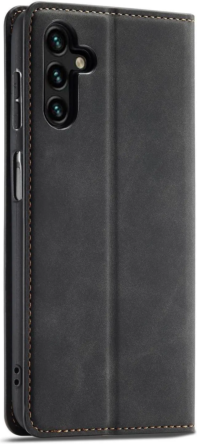 Alt view image 4 of 7 - BONAEVER Case for Samsung Galaxy A05S Premium PU Leather Phone Cover with Card Holder Stand, Shockproof Flip Wallet Cover