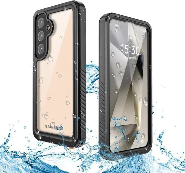 Main image of BONAEVER for Samsung Galaxy S25 Plus Case, IP68 Waterproof with [Built-in Screen Protector] [14FT Military Shockproof] Full Body Heavy Duty Protective Sealed Case for Galaxy S25 Plus, Black