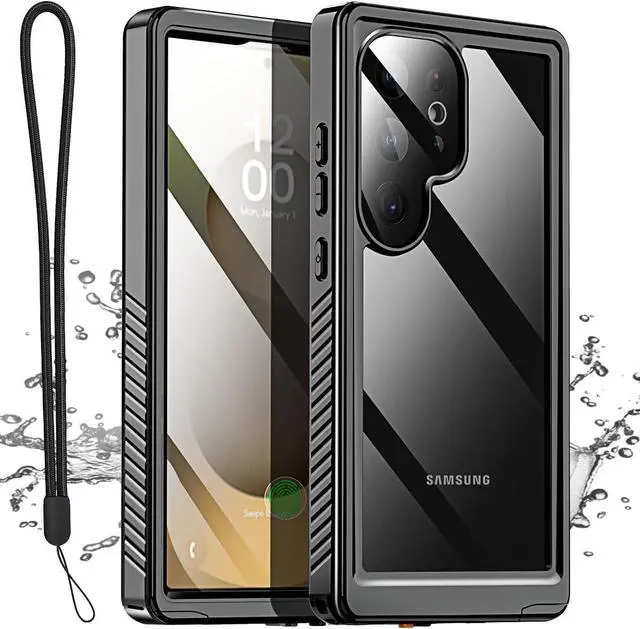 Main image of BONAEVER for Samsung Galaxy S25 Ultra Case Waterproof, Clear Water Proof Shockproof Snowproof Dustproof Full Body Rugged Transparent Underwater Phone Case for Galaxy S25 Ultra Built-in Screen Protecto