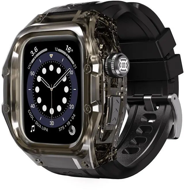 Main image of BONAEVER Waterproof Case for Apple Watch Series 10 46mm, Protective Rugged Case with Soft Silicone Band and Built-in Screen Protector for iWatch Series 10 46mm