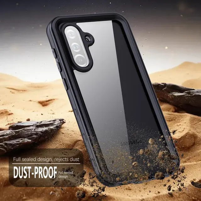 Alt view image 4 of 7 - BONAEVER for Samsung Galaxy A36 5G Phone Case, IP68 Waterproof Dustproof, Built-in Screen Protector, Rugged Full Body Shockproof Protective Cover for Galaxy A36 5G 6.6 Inch 2025