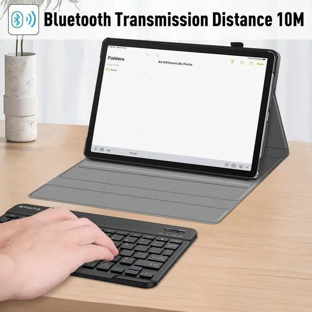 Alt view image 4 of 7 - BONAEVER Bluetooth Keyboard Case with Mouse for Lenovo Idea Tab Pro 12.7 2025 / Lenovo Xiaoxin Pad Pro 12.7 Inch 2025 TB375FC TB373FU Protective Cover with Wireless Mouse / Keyboard