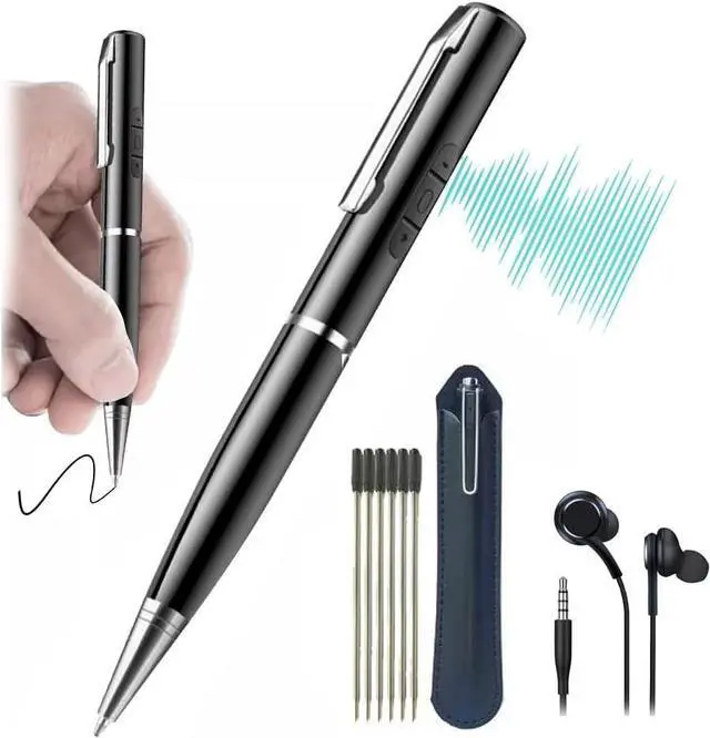 Main image of 64GB Digital Voice Recorder, Rechargeble Audio Activated Recording Device with Noise Reduction, MP3 Stereo Player for Lectures Meetings, Work, Interviews