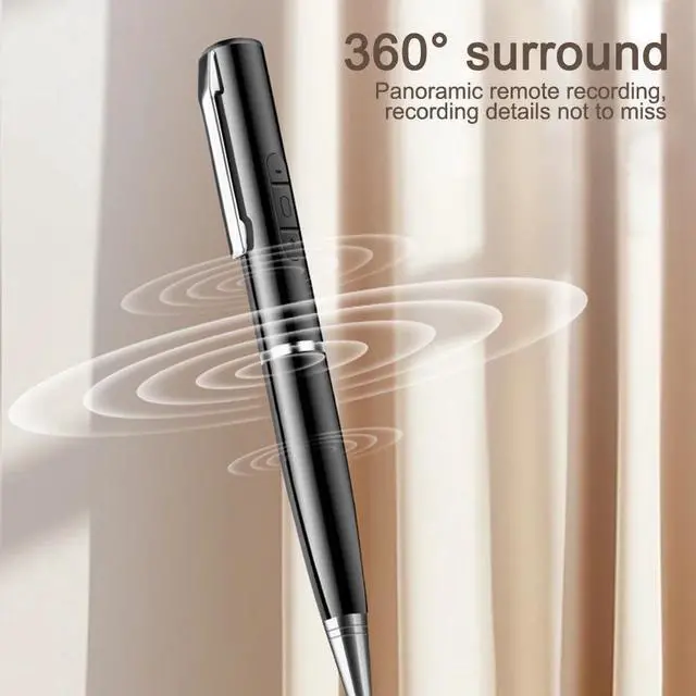 Alt view image 6 of 7 - 64GB Digital Voice Recorder, Rechargeble Audio Activated Recording Device with Noise Reduction, MP3 Stereo Player for Lectures Meetings, Work, Interviews