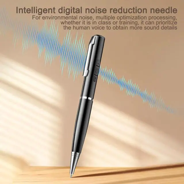 Alt view image 3 of 7 - 64GB Digital Voice Recorder, Rechargeble Audio Activated Recording Device with Noise Reduction, MP3 Stereo Player for Lectures Meetings, Work, Interviews