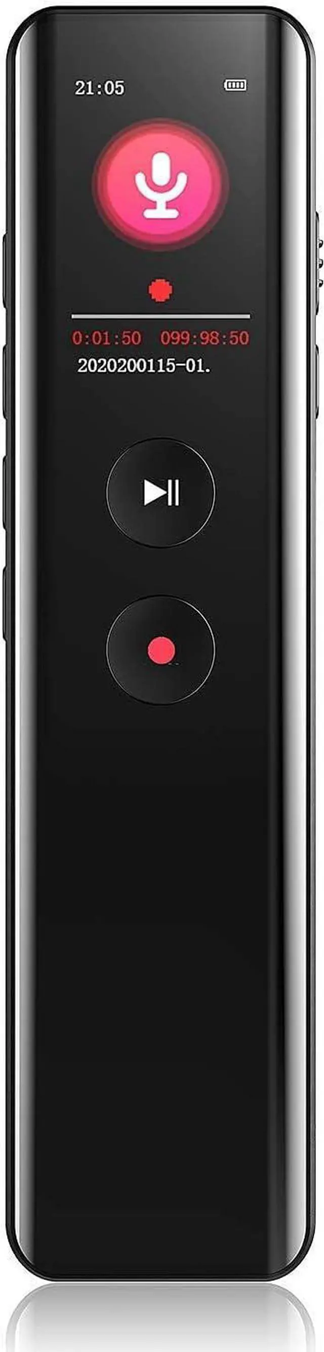 Main image of 16GB Digital Voice Recorder with Playback, Audio Recording Device, Portable Voice Recorder with Noise Reduction,Mp3 Player and Password for Lectures Meeting/Classes/Interviews