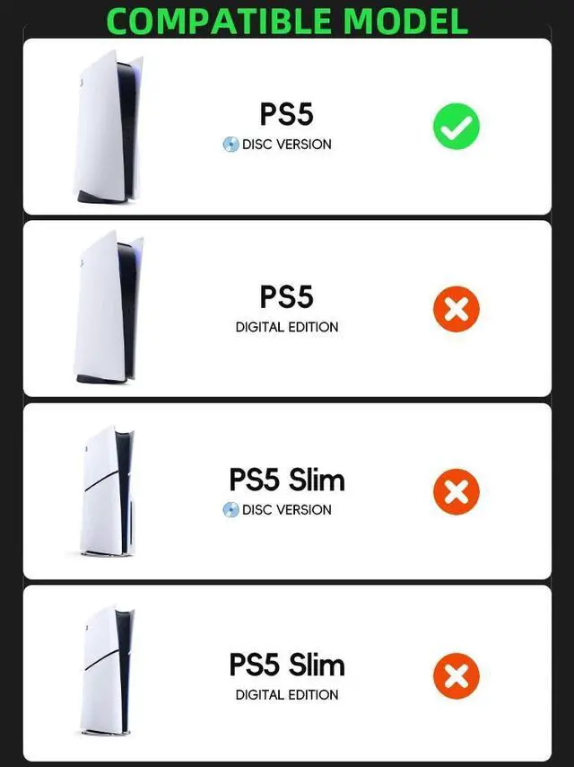 Alt view image 2 of 7 - BONAEVER Faceplate for PS5 Disc Edition, Spider Plates for PS5 Console Cover Plates, ABS Faceplate Anti-Scratch Shell Covers for PlayStation 5 PS5 Cover Plate Disc Edition