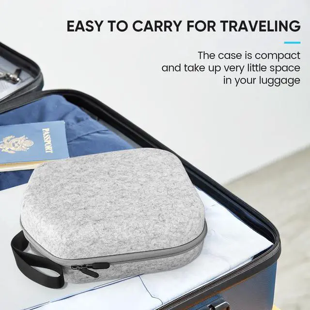 Alt view image 7 of 7 - BONAEVER Hard Carrying Case Compatible with Oculus Meta Quest 3S/Quest 3/Quest 2 Official Original/Elite Strap Version VR Headset and Touch Controller Accessories, Suitable for Travel and Home Storage