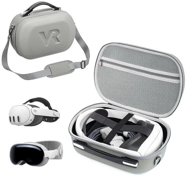 Main image of BONAEVER Hard Carrying Case for Meta Quest 3 / Quest 3S, VR Gaming Headset Controllers and Accessories Travel Storage Case for Vision Pro, Meta Quest 2, Quest Pro, Pico 4, Pico 4 Pro