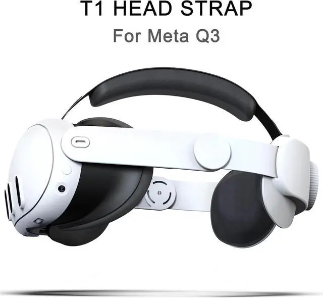 Alt view image 7 of 7 - BONAEVER Adjustable Head Strap for Meta Quest 3 / Quest 3S, Elite Strap for Meta Quest 3/3S Accessories Enhanced Comfort Support and Gaming Immersion in VR
