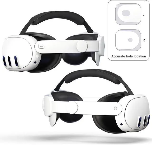 Alt view image 4 of 7 - BONAEVER Adjustable Head Strap for Meta Quest 3 / Quest 3S, Elite Strap for Meta Quest 3/3S Accessories Enhanced Comfort Support and Gaming Immersion in VR