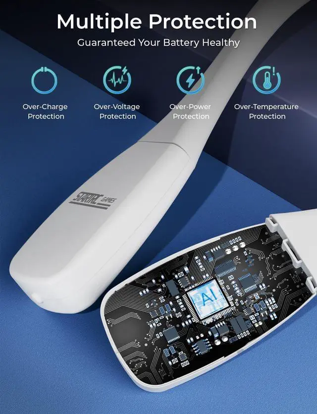 Alt view image 4 of 7 - BONAEVER Battery Pack for Meta Quest 3S / Quest 3, 10000mAh PD Fast Charger Hanging Neck Battery Pack for Oculus Quest, VR Extend Power Accesories for Meta Quest 3/3S/2, Pico 4/4 Pro, HTC Vive