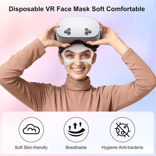 Alt view image 2 of 7 - BONAEVER Silicone Cover Set Compatible with Meta Quest 3S Silicone Face Cover Set VR Shell Cover, Touch Controller Grips,and Lens Protective Cover for Meta/Oculus Quest 3S Accessories