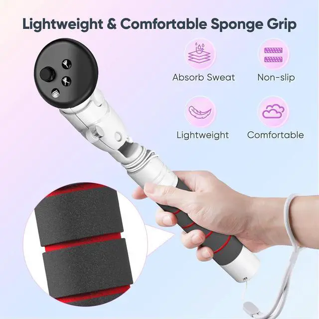 Alt view image 6 of 7 - BONAEVER 4-in-1 Gorilla Tag Long Arms for Meta Quest 3S/3/Oculus Quest 2/ Quest Pro/Rift S Controller, Long Arm Extenders Handle Attachments, VR Accessories for Beat Saber/Gorilla Tag/Golf Club Game