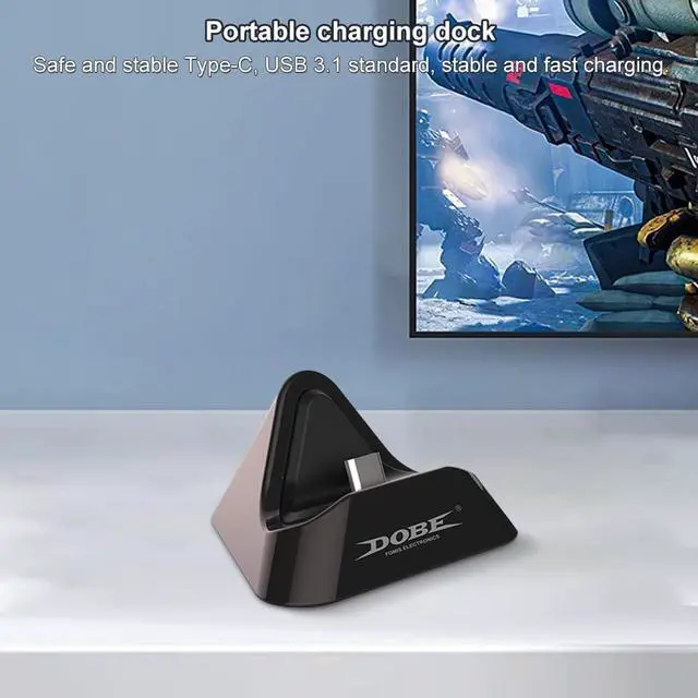 Alt view image 5 of 7 - BONAEVER Charging Dock for Switch 2, Fast Charging Station Dock Station Replacement, Portable Charger Base Stand with USB 3.1 Port, Type C Port for Easy Console Charging