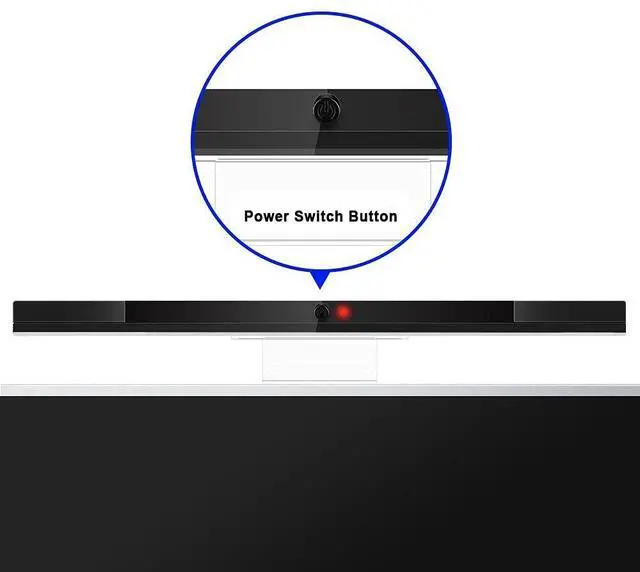 Alt view image 6 of 7 - BONAEVER Wii Wireless Sensor Bar, for Wii Sensor Bar Replacement Compatible with Nintendo Wii/Wii U Console with Stable Stand, Black
