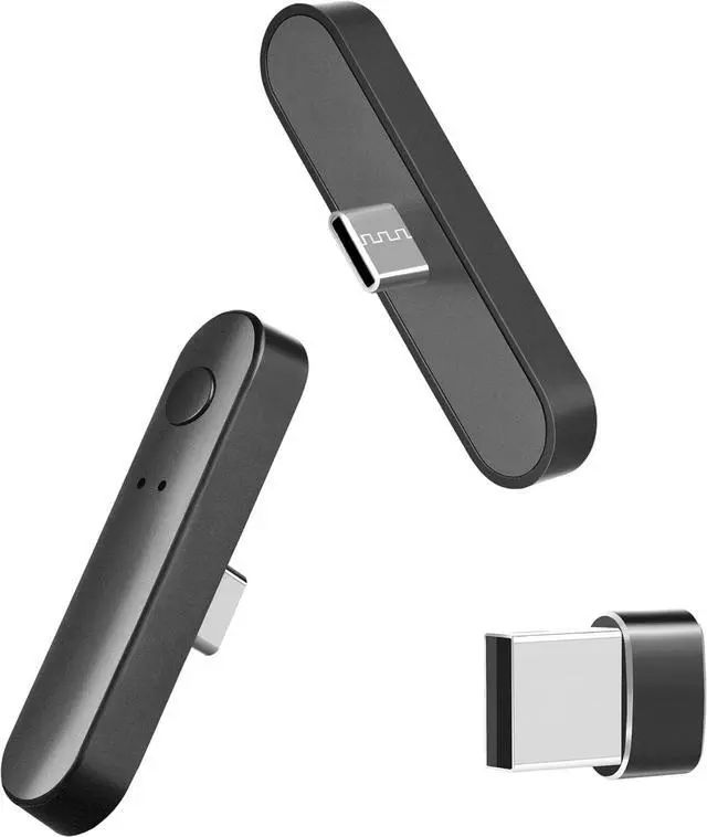 Main image of BONAEVER Type C Bluetooth 5.0 Transmitter USB Gaming Console PC Wireless Audio Transmitter for PS4, PS5, Switch, PC with Low Latency and AptX Adaptation, Type-c to USB Adapter Included