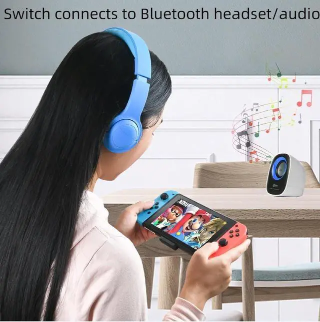 Alt view image 4 of 7 - BONAEVER Type C Bluetooth 5.0 Transmitter USB Gaming Console PC Wireless Audio Transmitter for PS4, PS5, Switch, PC with Low Latency and AptX Adaptation, Type-c to USB Adapter Included