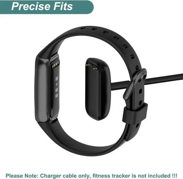 Alt view image 7 of 7 - BONAEVER Charger for Fitbit Charge 5 / Fitbit Charge 6 / Fitbit Luxe, Replacement Charging Cable Cord Accessories for Fitbit Luxe/Charge 5/Charge 6 [2-Pack, 3.3ft/1m]