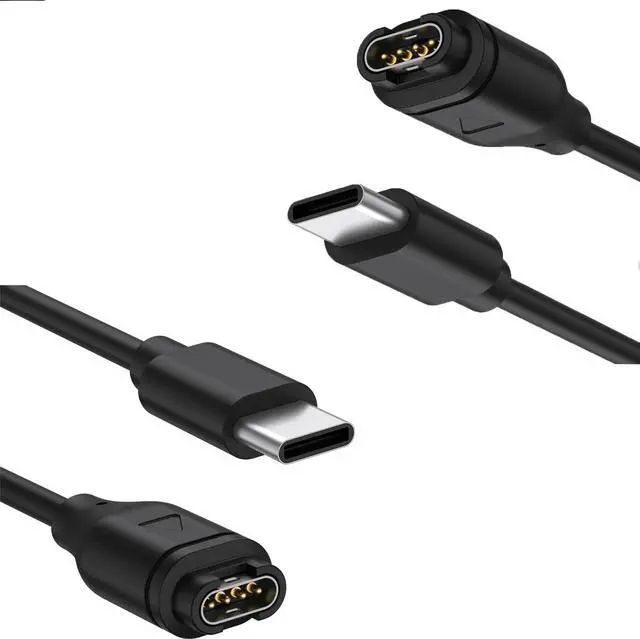 Main image of BONAEVER 2 Packs USB C Charger Compatible with Garmin Watch Charger, Charging Cable for Garmin Watch Fenix 8 7 7S 7X 6 6S 6X 5 5S Plus, Forerunner 245 945,Instinct,Vivoactive 4 4S 3,Venu,3.3FT/1M
