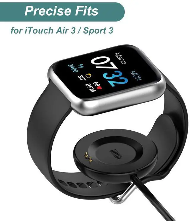 Alt view image 5 of 7 - BONAEVER Charger for iTouch Air 3/4/SE, Sport 3, Explorer 3, Replacement USB Chariging Cable Cord for iTouch Air 3 4 SE & Sport 3 & Explorer 3 Wearables Smartwatch