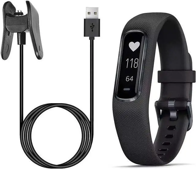 Alt view image 4 of 7 - BONAEVER Charger for Garmin Vivosmart 4, Replacement Charging Data Cable Clip Cord for Garmin Vivosmart 4 [3.3ft/1m]