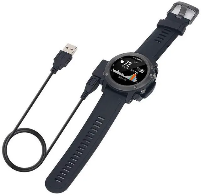 Alt view image 2 of 5 - BONAEVER Charger for Fenix 3/Fenix 3 HR/Quatix 3/ Tactix Bravo/ D2 Bravo, Replacement Charging Cable Cord for Garmin Fenix 3 Heart Rate Smart Watch [3.3ft/1m]