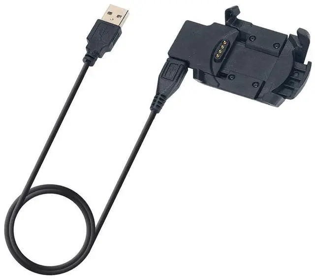 Alt view image 3 of 5 - BONAEVER Charger for Fenix 3/Fenix 3 HR/Quatix 3/ Tactix Bravo/ D2 Bravo, Replacement Charging Cable Cord for Garmin Fenix 3 Heart Rate Smart Watch [3.3ft/1m]