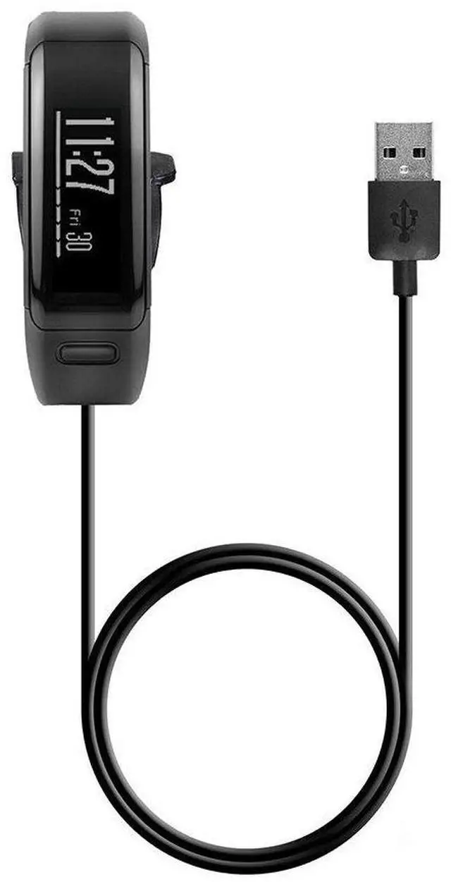 Alt view image 2 of 4 - BONAEVER Charger for Garmin Vivosmart HR / HR+, Replacement Charging Cable Cord for Garmin Vivosmart HR+ / Vivosmart HR Plus / Approach X40 Smart Watch [3.3ft/100cm]