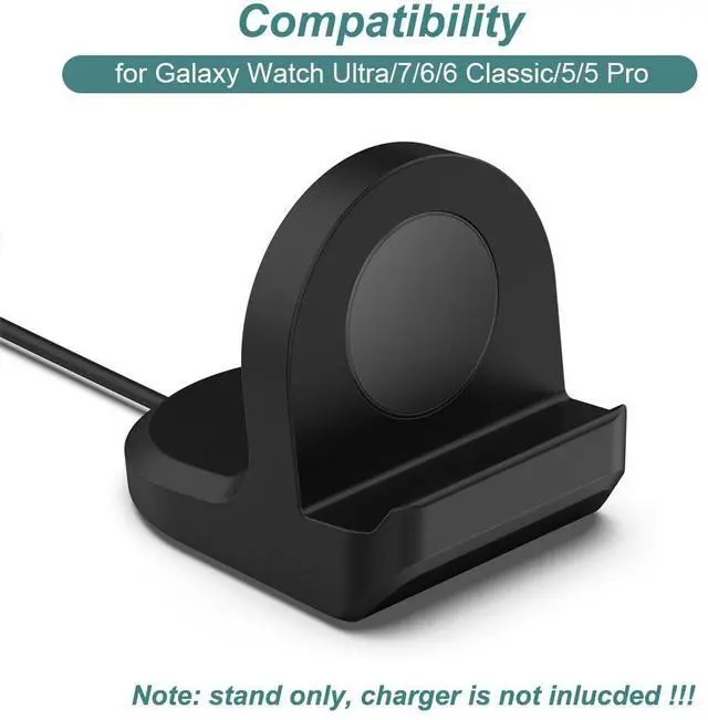 Alt view image 6 of 6 - BONAEVER Charger Stand for Samsung Galaxy Watch Ultra 47mm/Galaxy Watch 7 40 44mm/Galaxy Watch 6 40 44mm/Galaxy Watch 6 Classic 43 47mm/Galaxy Watch 5 40 44mm/Galaxy Watch 5 Pro 45mm