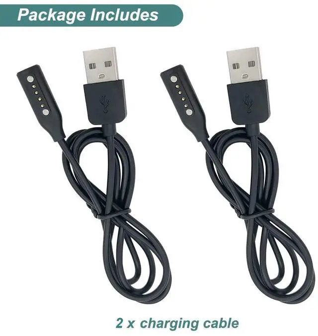 Alt view image 6 of 6 - BONAEVER Charger for Bose Frames Alto/Rondo/Soprano/Tenor, Replacement Magnetic USB Charging Cable for Bose Frames Audio Sunglasses