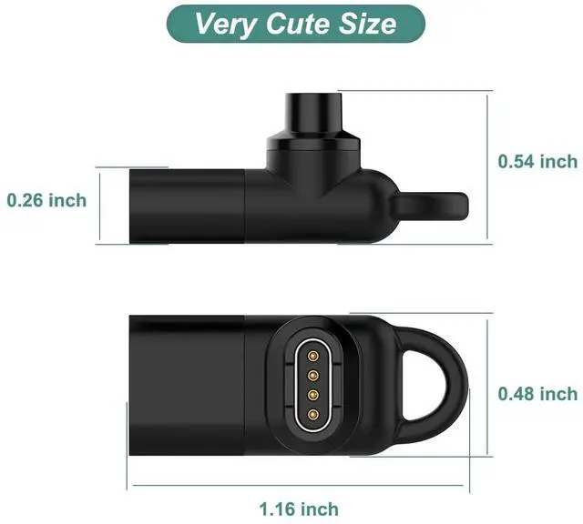 Alt view image 5 of 6 - BONAEVER USB C Charger Adapter for Garmin Watch Fenix 8 7X 7S 7 Pro, Forerunner 965 955 945 935 745 265 255 245 165 55 45, Approach S10 S12 S40 S42 S60 S62 S70, Vivoacitve 3 4 5, Instinct, Venu 2 2S 3