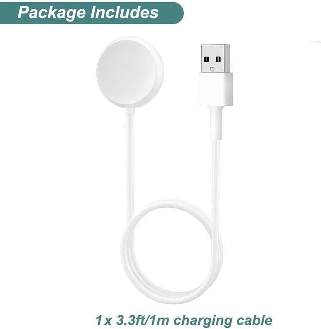Alt view image 6 of 6 - BONAEVER Charger for Google Pixel Watch, Repalcement USB-A Charging Cable with 3.3ft Cord for Google Pixel Watch Gen 1st