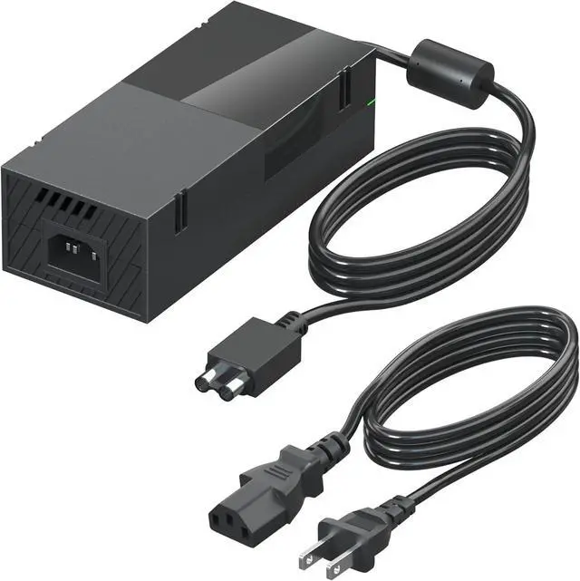 Main image of BONAEVER Power Supply Brick Power Adapter for Xbox One, [Low Noise Version] Xbox AC Adapter Replacement Charger Power Cord Cable for Microsoft Xbox One,100-240V Voltage