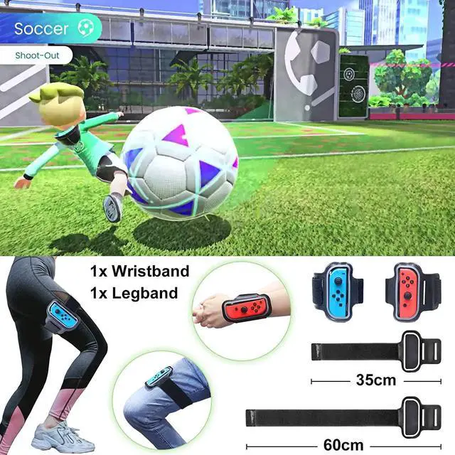 Alt view image 3 of 7 - BONAEVER 2024 Switch Sports Accessories Bundle Set , 12-in-1 Family Party Pack Game Accessories Kit for Nintendo Switch OLED Sports Games with Tennis Rackets, Golf Clubs ,Sword and Wrist Strap