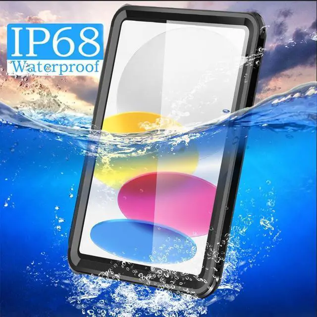 Alt view image 2 of 7 - BONAEVER Waterproof Case for iPad (A16) 11th Generation 11 Inch 2025, iPad 10th Generation 10.9 inch 2022,[Built-in Screen Protector&Stand] [IP68 Waterproof] Shockproof Protective Cover