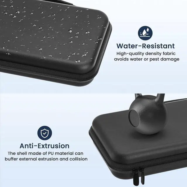 Alt view image 4 of 7 - BONAEVER Switch 2 Carry Case Compatible with Switch 2, Switch 2 Travel Case, Nintendo Switch 2 Carrying Case with 10 Game Cartridges and Pocket for Switch 2 Accessories