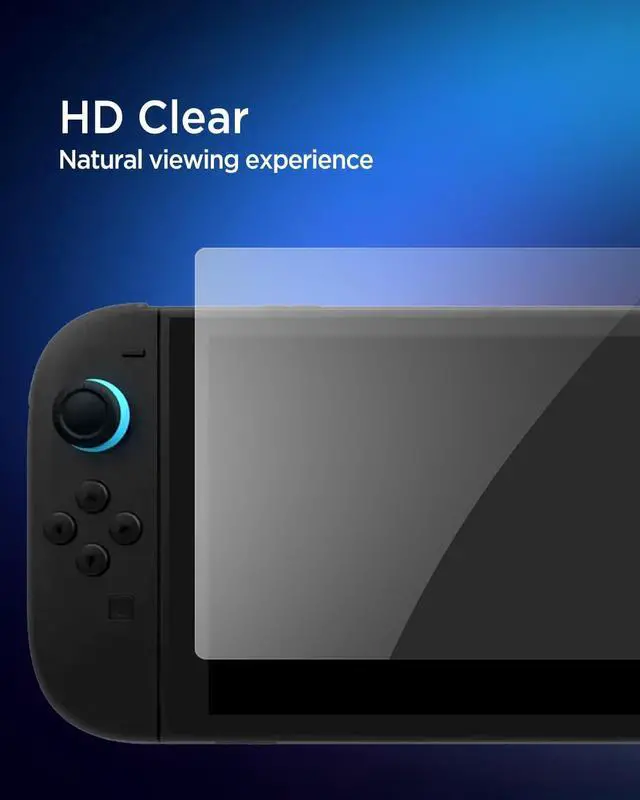 Alt view image 7 of 7 - BONAEVER [2-Pack] Screen Protector Tempered Glass for Nintendo Switch 2 8", Case Friendly Full Screen Transparent HD Clear Anti-Scratch Anti-Fingerprints Screen Protector for New Switch 2 Accessories