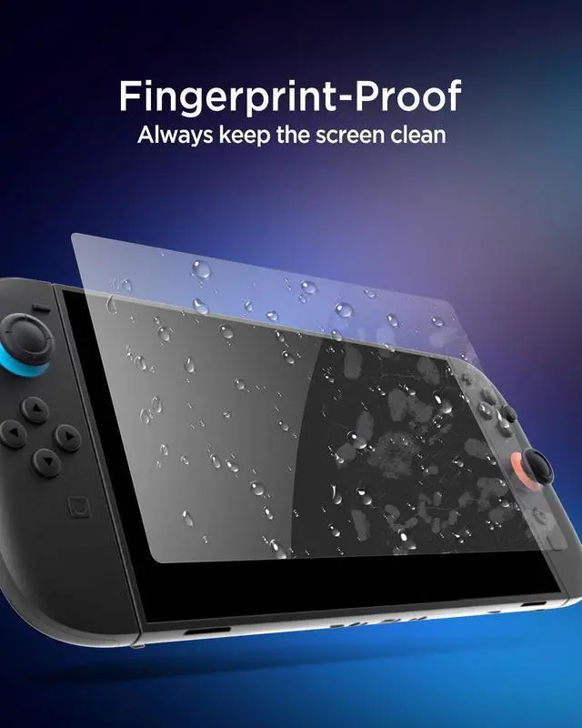 Alt view image 6 of 7 - BONAEVER [2-Pack] Screen Protector Tempered Glass for Nintendo Switch 2 8", Case Friendly Full Screen Transparent HD Clear Anti-Scratch Anti-Fingerprints Screen Protector for New Switch 2 Accessories
