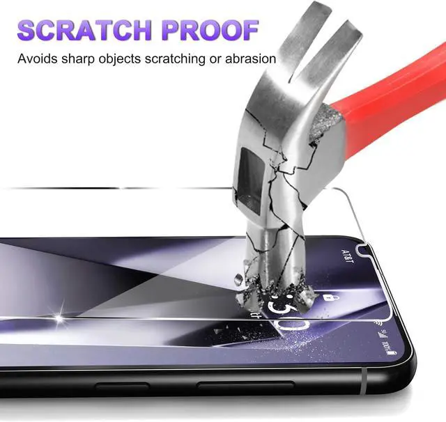 Alt view image 5 of 7 - BONAEVER [3+3 Pack] Glass Screen Protector for Samsung Galaxy S24 Ultra with Camera Lens Protector, 3D Curved, 6.8 inch 9H Tempered Glass for Samsung Galaxy S24 Ultra 5G Glass Screen Protector