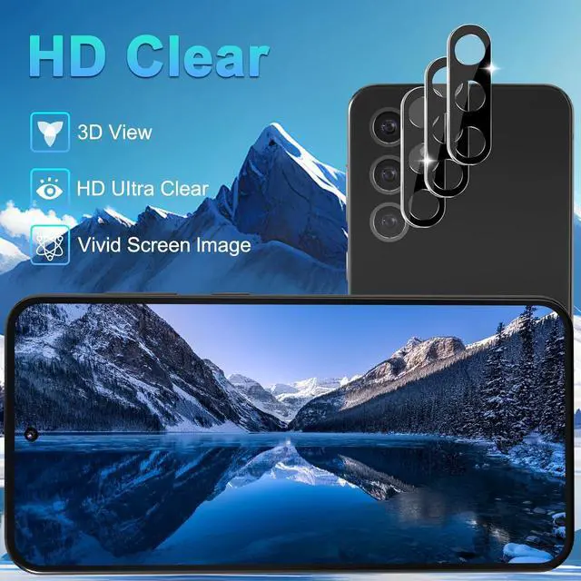 Alt view image 5 of 7 - BONAEVER [3+3 Pack] Glass Screen Protector for Samsung Galaxy A16 with Camera Lens Protector, 3D Curved, 6.6 inch 9H Tempered Glass for Samsung Galaxy A16 Glass Screen Protector